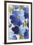 Cobalt Poppies II-Asia Jensen-Framed Art Print