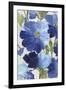 Cobalt Poppies II-Asia Jensen-Framed Art Print