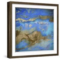 Cobalt Sea-Color Bakery-Framed Giclee Print