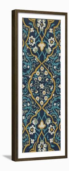 Cobalt Tapestry II-Chariklia Zarris-Framed Premium Giclee Print