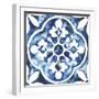 Cobalt Tile I-null-Framed Art Print