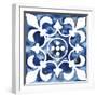 Cobalt Tile III-null-Framed Art Print