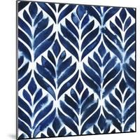 Cobalt Watercolor Tiles IV-Grace Popp-Mounted Art Print