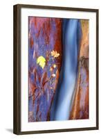 Cobalt Waterflow-Vincent James-Framed Photographic Print