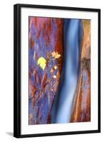 Cobalt Waterflow-Vincent James-Framed Photographic Print