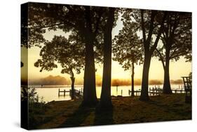 Cobb Island Sunrise III-Alan Hausenflock-Stretched Canvas