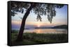 Cobb Island Sunset I-Alan Hausenflock-Framed Stretched Canvas