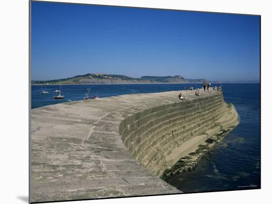 Cobb Quay (The Cobb), Lyme Regis, Dorset, England, United Kingdom-Ken Wilson-Mounted Photographic Print