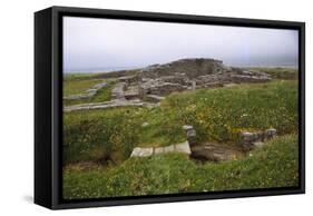 Cobbie Rows Castle, c1145, Isle of Wyre, Orkney, Scotland, 20th century-CM Dixon-Framed Stretched Canvas