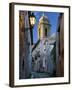 Cobbled Alleyway at Dusk, Erice, Sicily, Italy, Europe-Stuart Black-Framed Photographic Print