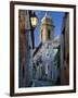 Cobbled Alleyway at Dusk, Erice, Sicily, Italy, Europe-Stuart Black-Framed Photographic Print