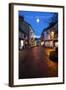 Cobbled Silver Street at Christmas-Mark Sunderland-Framed Photographic Print