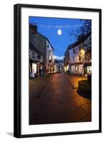 Cobbled Silver Street at Christmas-Mark Sunderland-Framed Photographic Print