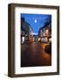 Cobbled Silver Street at Christmas-Mark Sunderland-Framed Photographic Print