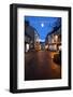 Cobbled Silver Street at Christmas-Mark Sunderland-Framed Photographic Print