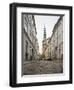 Cobbled Street, Central Copenhagen, Denmark-Ben Pipe-Framed Photographic Print