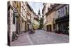Cobbled Street, Ljubljana, Slovenia, Europe-Matthew Williams-Ellis-Stretched Canvas