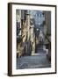 Cobbled Street, Rue Du Jerzual, Dinan, Cotes D'Armor, Brittany, France, Europe-Stuart Black-Framed Photographic Print