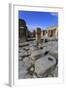 Cobbled Street Stepping Stones, Roman Ruins of Pompeii, UNESCO World Heritage Site, Campania, Italy-Eleanor Scriven-Framed Photographic Print