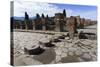 Cobbled Street Stepping Stones, Roman Ruins of Pompeii, UNESCO World Heritage Site, Campania, Italy-Eleanor Scriven-Stretched Canvas