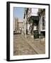 Cobbled Street with View of Castle, Windsor, Berkshire, England, United Kingdom-G Richardson-Framed Photographic Print