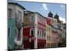 Cobbled Streets and Colonial Architecture, UNESCO World Heritage Site, Salvador, Brazil-Yadid Levy-Mounted Photographic Print