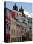 Cobbled Streets and Colonial Architecture, UNESCO World Heritage Site, Salvador, Brazil-Yadid Levy-Stretched Canvas