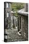 Cobbled Streets and Granite Houses in Medieval Village of Piodao in Serra Da Estrela Mountains-Alex Robinson-Stretched Canvas