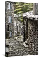 Cobbled Streets and Granite Houses in Medieval Village of Piodao in Serra Da Estrela Mountains-Alex Robinson-Stretched Canvas