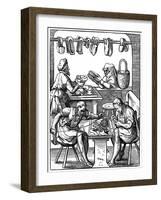 Cobbler, 16th Century (18)-Jost Amman-Framed Giclee Print