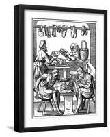 Cobbler, 16th Century (18)-Jost Amman-Framed Giclee Print