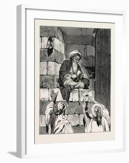 Cobbler, Egypt, 1879-null-Framed Giclee Print