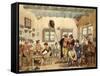 Cobbler's Shop-Bartolomeo Pinelli-Framed Stretched Canvas