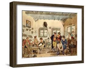 Cobbler's Shop-Bartolomeo Pinelli-Framed Premium Giclee Print