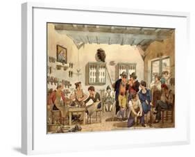 Cobbler's Shop-Bartolomeo Pinelli-Framed Giclee Print