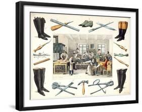 Cobblers, Bootmakers-null-Framed Giclee Print