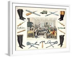 Cobblers, Bootmakers-null-Framed Giclee Print