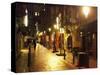 Cobblestone Alleyway, off Collins Street, Melbourne, Victoria, Australia-David Wall-Stretched Canvas