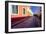 Cobblestone Reflections in Old San Juan-George Oze-Framed Photographic Print