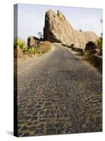 Cobblestone Road on Way to Ribiera Grande from Porto Novo, Santo Antao, Cape Verde Islands, Africa-Robert Harding-Stretched Canvas