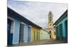 Cobblestone Street and Beautiful Church in City, Trinidad, Cuba-Bill Bachmann-Mounted Photographic Print