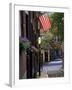Cobblestone Street and Historic Homes of Beacon Hill, Boston, Massachusetts, USA-Merrill Images-Framed Premium Photographic Print