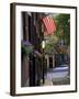 Cobblestone Street and Historic Homes of Beacon Hill, Boston, Massachusetts, USA-Merrill Images-Framed Premium Photographic Print