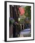 Cobblestone Street and Historic Homes of Beacon Hill, Boston, Massachusetts, USA-Merrill Images-Framed Premium Photographic Print