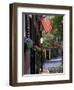 Cobblestone Street and Historic Homes of Beacon Hill, Boston, Massachusetts, USA-Merrill Images-Framed Photographic Print