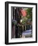 Cobblestone Street and Historic Homes of Beacon Hill, Boston, Massachusetts, USA-Merrill Images-Framed Photographic Print