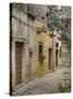 Cobblestone Street, Bale, Croatia-Adam Jones-Stretched Canvas