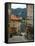 Cobblestone Street Down to Waterfront, Lake Orta, Orta, Italy-Lisa S. Engelbrecht-Framed Stretched Canvas