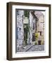 Cobblestone Street in Old Town with Stone Houses, Le Logis Plantagenet Bed and Breakfast-Per Karlsson-Framed Photographic Print