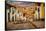 Cobblestone Street Scene, Cusco, Peru, South America-Laura Grier-Framed Stretched Canvas